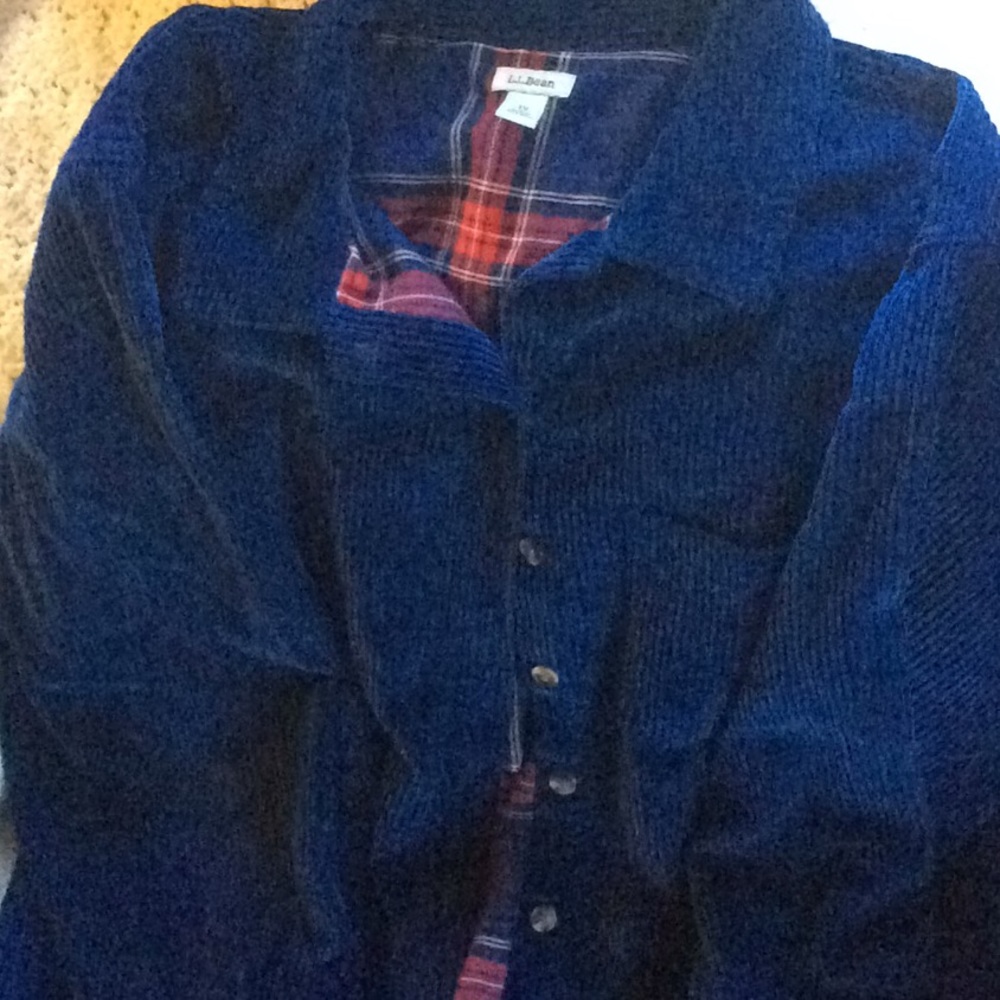 LL BEAN Jacket Coat Shirt XL Like new